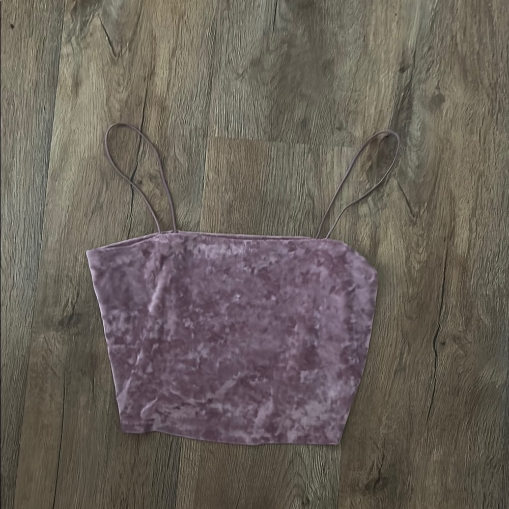 Aeropostale Purple Camisole Crop Top